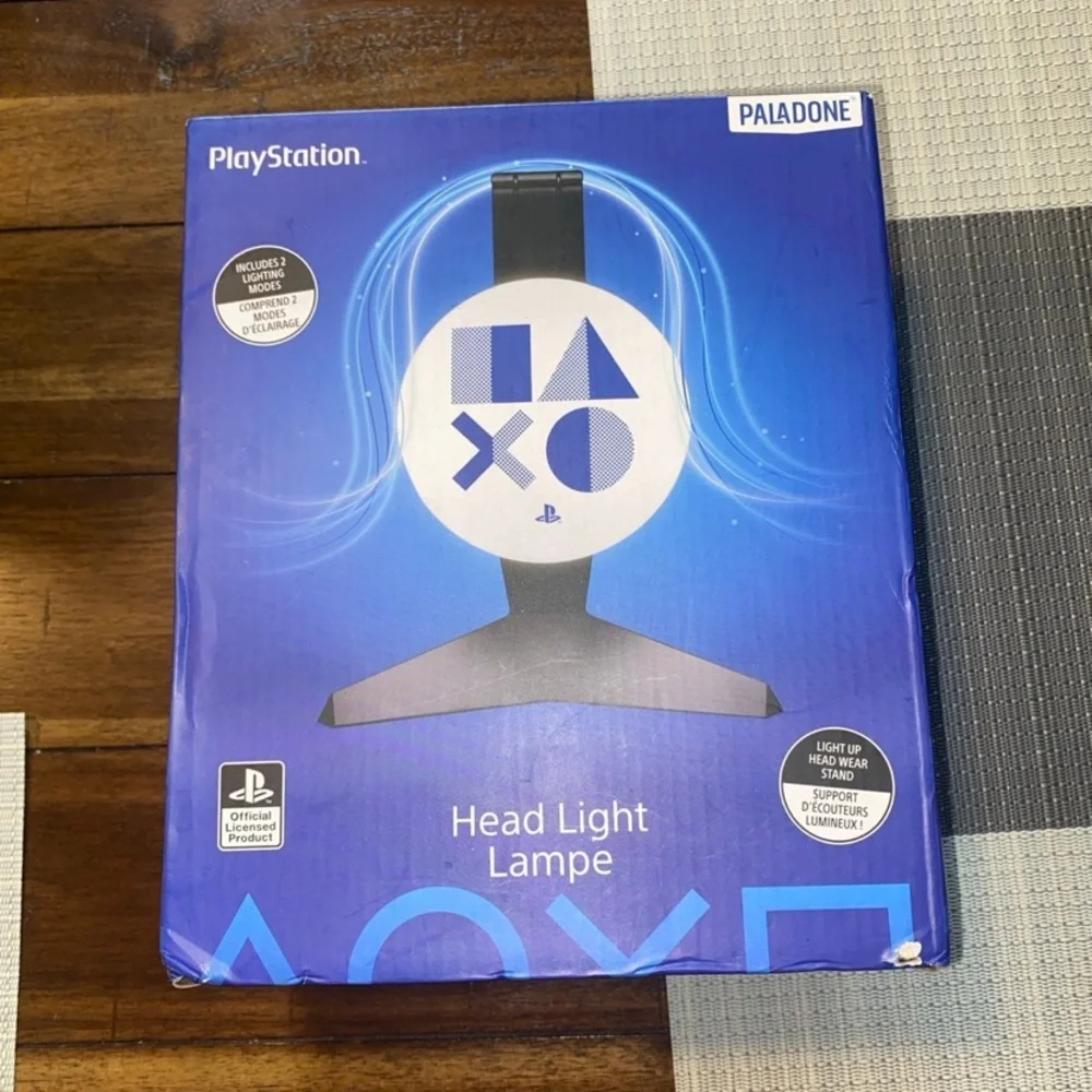 PlayStation light up headwear stand